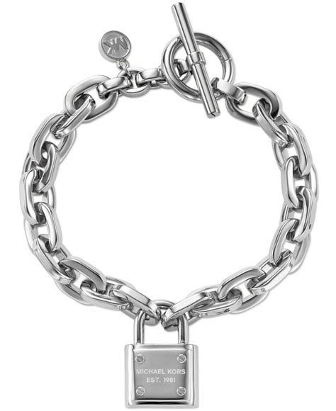 michael kors armband schloss silber|michael kors armbänder shop.